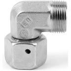 Parker EW22LOMD71 Hydraulic Fitting Male, 90 °, Stainless Steel, 22 mm Hose ID