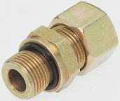 Parker GE22LREDCF Hydraulic Fitting Male G, Steel, 22 mm Hose ID