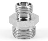 Parker GR22/18LCFX Hydraulic Fitting Male, Steel, 22 mm Hose ID