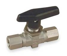 Parker Hannifin 4F-B6LJ-SSP - BALL VALVE, B SERIES, 1/4 INCH FEMALE NPT, B6L SERIES, PTFE SEAT MATERIAL, PTFE SEAL MATERIAL, 316 STAINLESS STEEL BODY