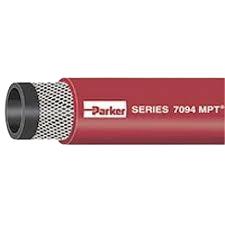 Parker Hannifin 7094-38300 - HOSE, NON-CONDUCTIVE, OIL RESISTANT, MPTII, RED, 300 PSI, 3/8 INCH INSIDE DIAMETER, PRICE/FT