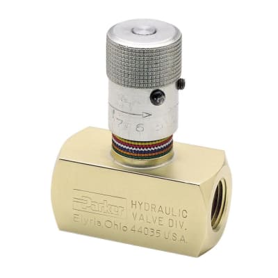 Parker Hannifin N620S - HYDRAULIC CONTROL VALVE: 9/16" INLET, 9/16-18 THREAD, 5 GPM, 5,000 MAX PSI