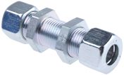Parker SV12LCF Hydraulic Fitting, Steel, Stainless Steel, Elastomeric Seal, Cold Formed Tubing, 12 mm Hose ID
