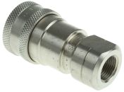 Parker Stainless Steel Hydraulic Quick Connect Coupling Female G 3/8 in, 35 Mpa