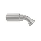 Parker, 16F77-16-20 Stainless Steel Steel Hydraulic Fitting, Female SAE J518 1 in, 45 °, One Piece Parkrimp Permanent