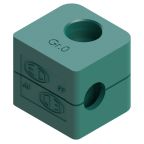 ParkerPolypropylene Hydraulic Pipe Clamp for 6.4 mm OD Tube, RAP006.4X