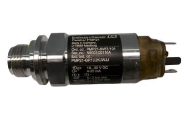 Endress+Hauser PMP21-GR1U2KJWJJ - PRESSURE TRANSDUCER, CERABAR, 4-20 MA OUTPUT, VALVE PLUG ISO4400 M16, IP65 NEMA TYPE 4X ENCL, 30 PSI ABS, 150 PSI OVERLO