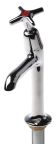 Pegler Yorkshire Chrome Plated Brass Twist Handle High Neck Hot Sink Tap BSP
