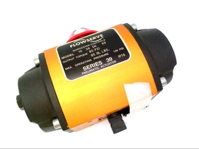 DISCONTINUED BY MANUFACTURER, PNEUMATIC ACTUATOR, W/O SPECIAL SERVICE, SPRING RETURN, NO SOLENOID, 80 PSI OUTPUT TORQUE, SUGGESTED REPLACEMENT IS 10F39SN