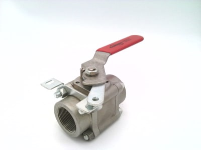 BALL VALVE, 1-1/4IN SIZE, SEAT TFE, 400F. DEG