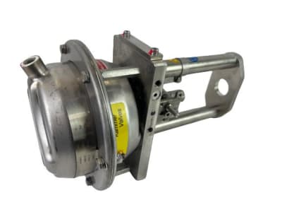 DISCONTINUED BY MANUFACTURER, ACTUATOR, LINEAR ACTUATOR FOR CONTROL VALVES, 20 MM STROKE, 2.1 BAR SUPPLY MIN.