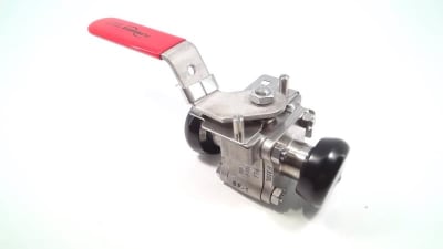 BALL VALVE, F316L BODY, 316L TRIM, SEAT RTFE, CPW500, 400 DEGREES F MAX TEMPERATURE