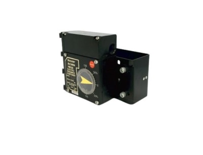 DISCONTINUED BY MANUFACTURER, ELECTRO-PNEUMATIC POSITIONER, MODEL PM15E, SIGNAL RANGE: 4-20 MA, SUPPLY PRESSURE: 125 PSI MAX., RI: 260OHMS, MAX. TEMP.: 185°F