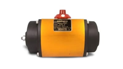 DISCONTINUED BY MANUFACTURER, PNEUMATIC ACTUATOR, SIZE 25, NO SOLENOID, 80 PSI OUTPUT TORQUE, 120 PSI OPERATING, DOUBLE ACTING