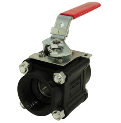 BALL VALVE, STEEL, 1/2 " NPT