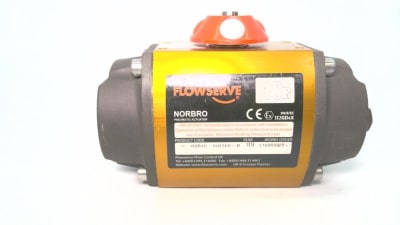 DISCONTINUED BY MANUFACTURER, PNEUMATIC ACTUATOR, 40R SERIES, SPRING RETURN, SIZE 10, RACK AND PINION DESIGN