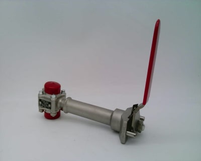 DISCONTINUED BY MANUFACTURER, CRYOGENIC VALVE, W/O STEM EXSTENSION, 316 STAINLESS STEEL, POLYFILL SEAT, SOCKET WELD CONNECTION