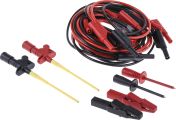 Hirschmann Test & Measurement Test Lead Kit With (3) Safety Test Lead, Crocodile Clip, Stainless Steel Tipped Test