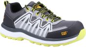 Caterpillar Charge Unisex Lime, Black Fibreglass Safety Trainer, UK 8, EU 42