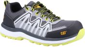 Caterpillar Charge Unisex Lime, Black Fibreglass Safety Trainer, UK 5, EU 39