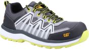 Caterpillar Charge Unisex Black, Lime Fibreglass Safety Trainer, UK 7, EU 41