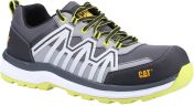 Caterpillar Charge Unisex Lime, Black Fibreglass Safety Trainer, UK 4, EU 37