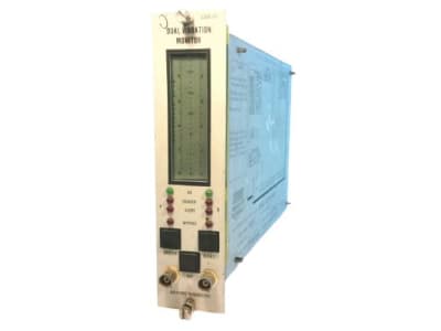 General Electric 3300/15-03-01-01-00-00-00 - DISCONTINUED BY MANUFACTURER, DUAL VIBRATION MONITOR, 0 - -10 VDC, 1 - 5 VDC
