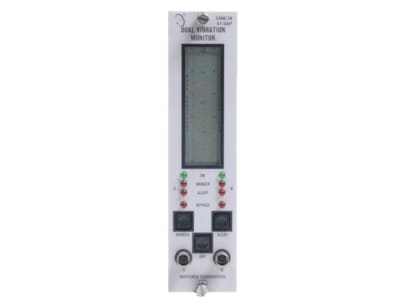 General Electric 3300/16-03-01-02-00-00-00 - DISCONTINUED BY MANUFACTURER, DUAL VIBRATION MONITOR, XY/GAP, 0-10 MILS, PP 4-20 MA