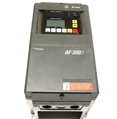 General Electric 6VAF343001B-A2 - DISCONTINUED BY MANUFACTURER,GE DRIVE SERIES AF-300B, DRIVE, 1HP, INPUT 2.6AMP 3PH 460VAC 50/60HZ, OUTPUT 2.5AMP 3PH 460
