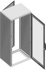 Schneider Electric NSYSF Series Grey Galvanised Steel General Purpose Enclosure, IP55, IK08, IK10 600 mm, 2000 mm, 600