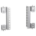 Schneider Electric PanelSeT Accessoires Series Grey Galvanised Steel General Purpose Enclosure, IP55 Flanged 200 mm, 60