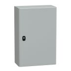Schneider Electric PanelSeT S3D Series Grey Steel General Purpose Enclosure, IP66, IK10 600 mm, 200 mm, 400 mm