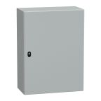 Schneider Electric PanelSeT S3D Series Grey Steel General Purpose Enclosure, IP66, IK10 800 mm, 300 mm, 600 mm