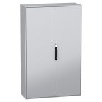 Schneider Electric PanelSeT SM Series Enclosure: Light Grey, Handle: Black Sheet Steel General Purpose Enclosure, IP55,