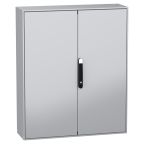 Schneider Electric PanelSeT SM Series Grey Steel Enclosure, IP55, IK10 1200 mm, 300 mm, 1000 mm