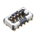 Panasonic AXF Series Horizontal Surface PCB Socket, 4-Contact, 1 Row, 0.35 mm Pitch Surface Mount