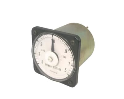 Yokogawa 103412FCAD7 - DISCONTINUED BY MANUFACTURER, POWER FACTOR METER, 5 AMP, 120 VAC, .5-1 EAD/LAG SCALE