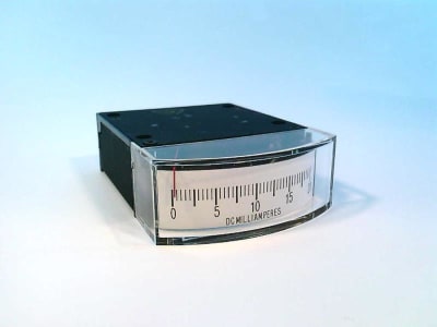 Yokogawa 185-V2090-59717 - DISCONTINUED BY MANUFACTURER, PANEL METER, EDGEWISE, ANALOG, METER RANGE: 0-20MA, PANEL CUTOUT HEIGHT: 58.06MM, PANEL CU