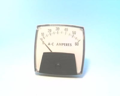 Yokogawa 250-340-LSXS - PANEL METER, 0-60 AC AMPERES, 0-5 AAC
