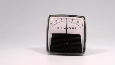 Yokogawa 250201NDND - PANEL METER, 15-0-15 DC AMPERES SCALE, 2.5 INCH FACE