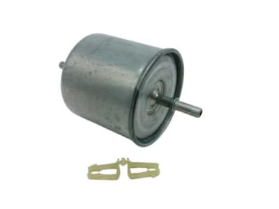 FUEL FILTER, IN-LINE, 23 MICRON, 50% EFFICIENCY, 5/16IN INLET, CELLULOSE, 75.4MM OD