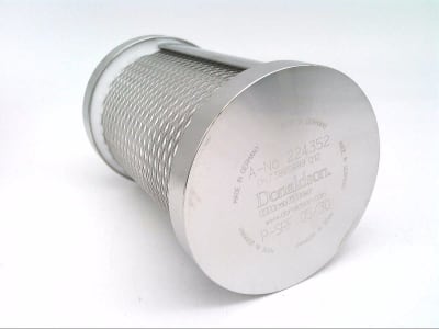 DISCONTINUED BY MANUFACTURER, CHEMICALS AND AGGRESSIVE GASES FILTER, STAINLESS STEEL HOUSING, RETENTION RATE OF LESS THEN 99.99998 %