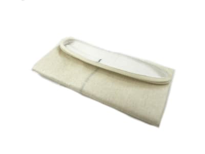 DISCONTINUED BY MANUFACTURER, ARAMID ANTI-STATIC BAG, 315MM OD, 495MM FLAT WIDTH, 708MM LENGTH, 7.53FT2, 400 DEGREE F TEMP LIMIT, FELT CUFF, ENVELOPE SHAPE
