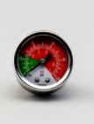 PRESSURE GAUGE, CENTER BACK, 1/8 NPT, 1.64 INCH (41.7 MM) OUTER DIAMETER, 2 IN (LENGTH), 2 IN (WIDTH), 2.3 IN (HEIGHT), BAR: 0 - 6.9 / PSI: 0 - 100