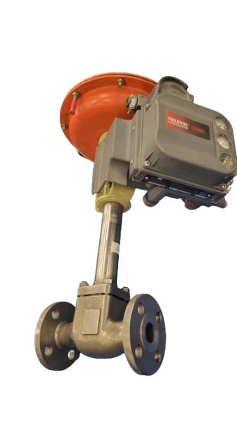 DISCONTINUED BY MANUFACTURER, FISHER CONTROLS, CONTROL VALVE, 9 - 15 PSI, 1 INCH D", CV: 4.0