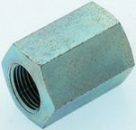 Hi-Force HF14 Straight Adapter Hydraulic Straight Threaded Adapter Female 3/8 in NPT Female NPT to Female 3/8 in NPT