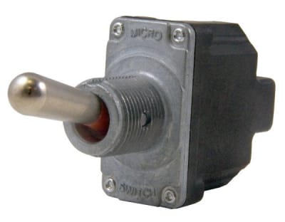 Honeywell 1NT1-1 - MICROSWITCH, SWITCH, TOGGLE, SPDT, 20A, 277V, ON-OFF-ON SWITCH OPERATION, NON ILLUMINATED, NT SERIES, 15A CONTACT, PANEL