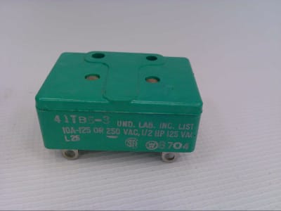 Honeywell 41TB5-3 - MICROSWITCH, PIN PLUNGER, 10A, 250V, MICROSWITCH TYPE:STANDARD, MICROSWITCH ACTUATOR:PIN PLUNGER, CONTACT CONFIGURATION: