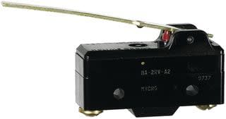 Honeywell BA-2RV - MICRO SW, STRAIGHT LEVER, SPDT, 20A 480V; MICROSWITCH TYPE:STANDARD; MICROSWITCH ACTUATOR:STRAIGHT LEVER; CONTACT CONFIG