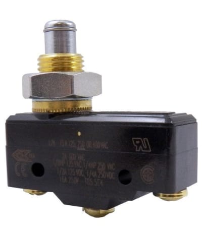 Honeywell BZ-2RQ66 - MICROSWITCH, BASIC SWITCH, OVERTRAVEL PLUNGER, SPDT, 15AMP, 600V, TYPE:STANDARD, SCREW TERMINALS